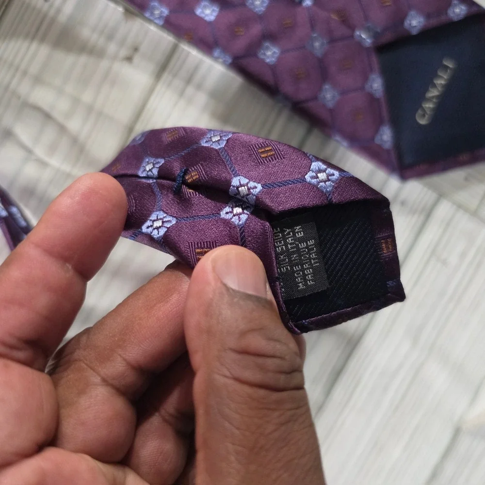 Canali silk necktie
